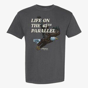 45th PARALLEL‎ Heritage Eagle Tee Color Charcoal - Size Medium